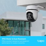 TP-LINK Caméra de sécurité WiFi Outdoor 360° Panoramique/Inclinable - Tapo C500 – Image 7