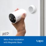 Tapo C425 Nouveauté Caméra de sécurité connectée intérieure/extérieure sans fil 2K+ QHD 4MP (base magnétique incluse) – Image 5