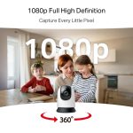 MERCUSYS CAMÉRA DE SURVEILLANCE 1080P WIFI PANORAMIQUE/INCLINABLE - MC200 – Image 4