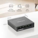MERCUSYS 5-PORT GIGABIT DESKTOP SWITCH WITH 4-PORT POE+ MS105GP – Image 10