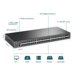 TP-LINK SG3452X SWITCH ADMINISTRABLE JETSTREAM 48 PORTS GIGABIT L2+ – Image 4