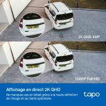 TP-LINK Caméra de surveillance extérieure connectée Tapo avec projecteurs TAPO C720 – Image 4