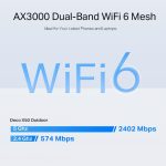 TP-LINK BORNE MESH WIFI 6 AX3000 OUTDOOR- DECO X50-OUTDOOR – Image 3