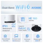 TP-LINK BORNE MESH WIFI 6 AX3000 OUTDOOR- DECO X50-OUTDOOR – Image 9