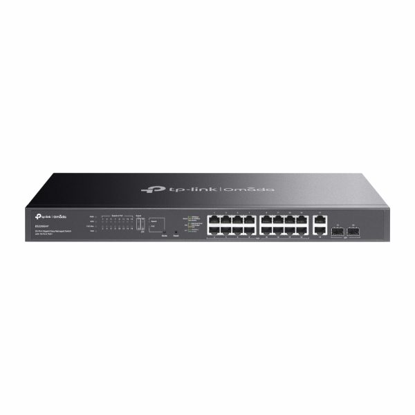 TP-LINK Switch Omada Gigabit 20 ports facile à gérer avec 16 ports PoE+ ES220GMP