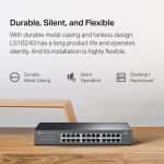 TP-LINK - LS1024G - 24-PORT GIGABIT DESKTOP/RACKMOUNT SWITCH – Image 10