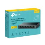 TP-LINK 9-PORT 10/100MBPS DESKTOP SWITCH WITH 8-PORT POE+ - LS109P – Image 4