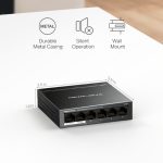 MERCUSYS 6-PORT 10/100MBPS DESKTOP SWITCH WITH 4-PORT POE+ - MS106LP – Image 10