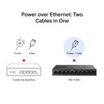 MERCUSYS - MS110CP- 8-Port 10/100 Mbps + 2-Port Gigabit Desktop Switch with 8-Port PoE+ – Image 6