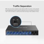 MERCUSYS - MS110CP- 8-Port 10/100 Mbps + 2-Port Gigabit Desktop Switch with 8-Port PoE+ – Image 8