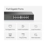 MERCUSYS 16-PORT GIGABIT DESKTOP/RACKMOUNT SWITCH - MS116GS – Image 4