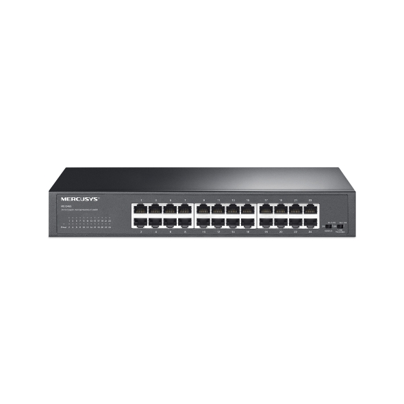 MS124GS_UN_1.0_overview_01_normal20250806093007 MERCUSYS SWITCH DE BUREAU/RACKABLE 24 PORTS GIGABIT - MS124GS – Image 1