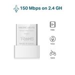MERCUSYS ADAPTATEUR WIFI N150 NANO USB - MW150US – Image 2