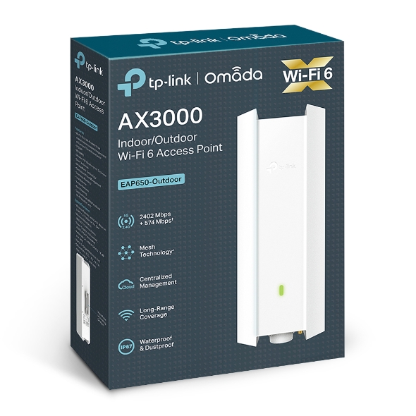 TP-LINK POINT D'ACCÈS WIFI 6 AX3000 INDOOR/OUTDOOR - EAP650-OUTDOOR – Image 8