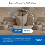 TP-LINK Caméra de surveillance 2K panoramique / inclinable - TAPO C220 – Image 3