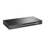 TP-LINK Switch administrable JetStream 24 ports SFP L2+ avec 4 emplacements SFP+ 10GE - TL-SG3428XF – Image 2