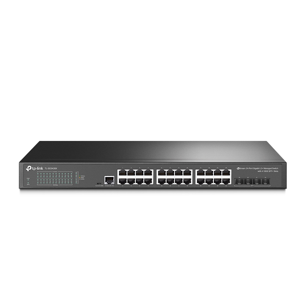 TL-SG3428X_10G_Switch_1_large_1604657572826v TP-LINK SWITCH ADMINISTRABLE JETSTREAM L2+ 24 PORTS GIGABIT - TL-SG3428X – Image 1
