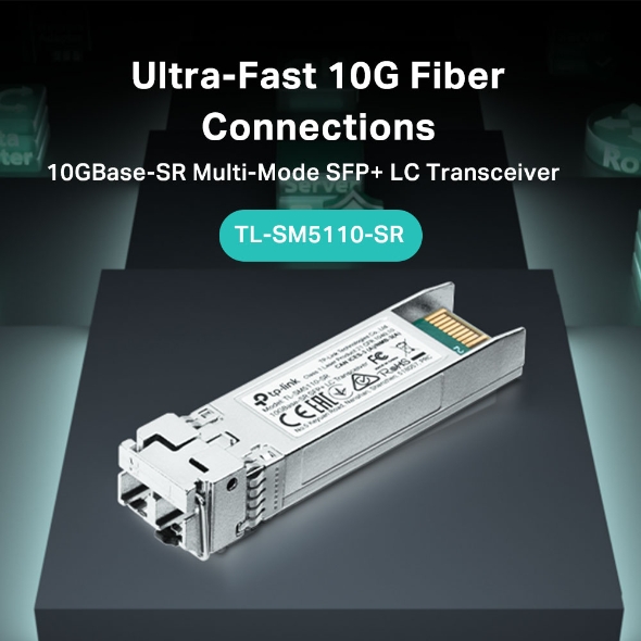 TP-LINK EMETTEUR-RÉCEPTEUR SFP + LC 10GBASE-SR - TL-SM5110-SR – Image 8