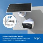 TP-LINK - Tapo C400 KIT - Tapo Solar-Powered Security Camera Kit – Image 4