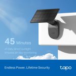 TP-LINK - Kit Tapo C411 - Kit de caméra de sécurité à énergie solaire – Image 4
