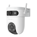 EZVIZ -CS-H9C (5MP+5MP,4G)- Caméra 4G et Wi-Fi à double objectif panoramique et inclinable