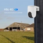 EZVIZ Caméra 4G panoramique et inclinable - CS-H8C 4G