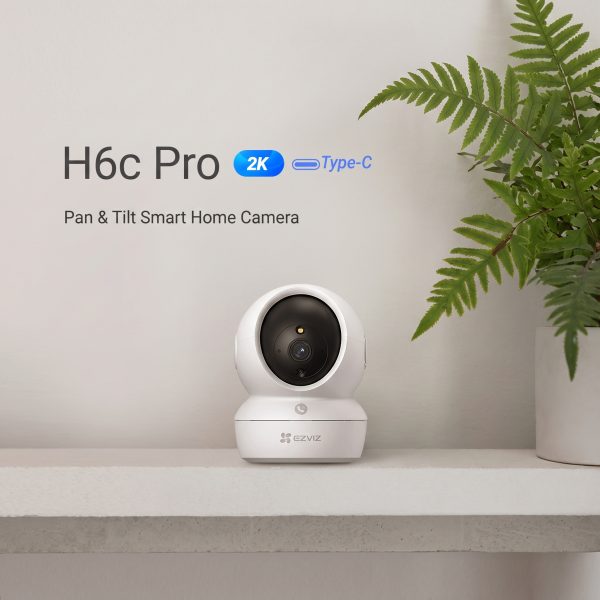 EZVIZ Smart Wi-Fi Pan & Tilt Camera - CS-H6C (3MP) / H6c Pro 2K