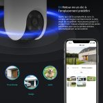 EZVIZ Caméra 4G panoramique et inclinable - CS-H8C 4G – Image 3