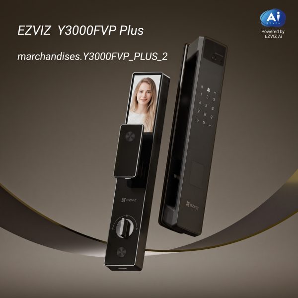 EZVIZ Face Recognition & Palm Vein Smart Lock - CS-Y3000FVP Plus