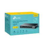 TP-LINK 6-PORT 10/100MBPS DESKTOP SWITCH WITH 4-PORT POE - LS106LP – Image 4