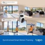 TP-LINK CAMÉRA DE SURVEILLANCE 2K PANORAMIQUE/INCLINABLE À Double objectif - TAPO C245D – Image 7