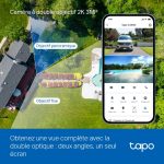 TP-LINK CAMÉRA DE SURVEILLANCE IA INDOOR/OUTDOOR DOUBLE OPTIQUE - TAPO C246D – Image 4