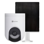 EZVIZ Caméra de Surveillance Extérieure 2K⁺ sur Batterie avec Panneau Solaire 5W - HB8 Lite 4G