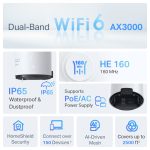 TP-LINK BORNE MESH WIFI 6 AX3000 OUTDOOR - Deco X50-Outdoor – Image 5